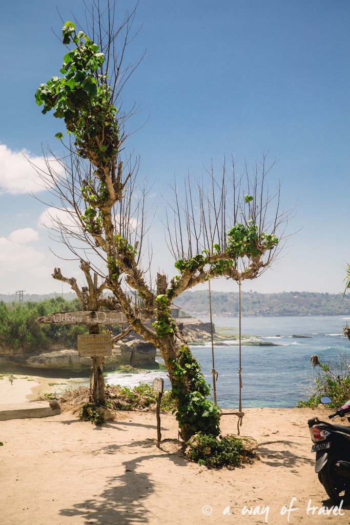 Visit Bali Indonesie Nasi Lembongan dream beach balancoire
