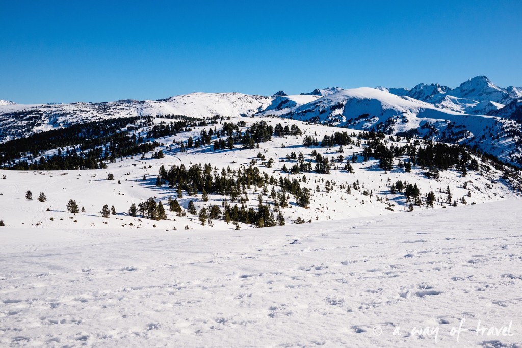 Plateau de beille Pyrénées randonnee raquette ski de fond hiver blog voyage 17
