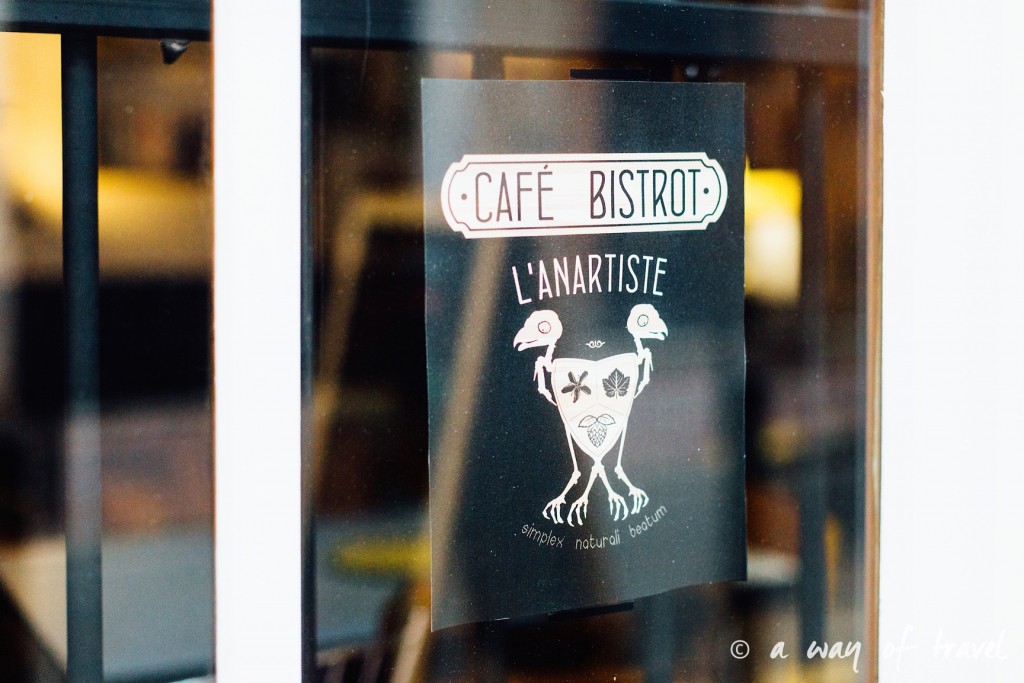 anartiste logo affiche cafe bistrot 